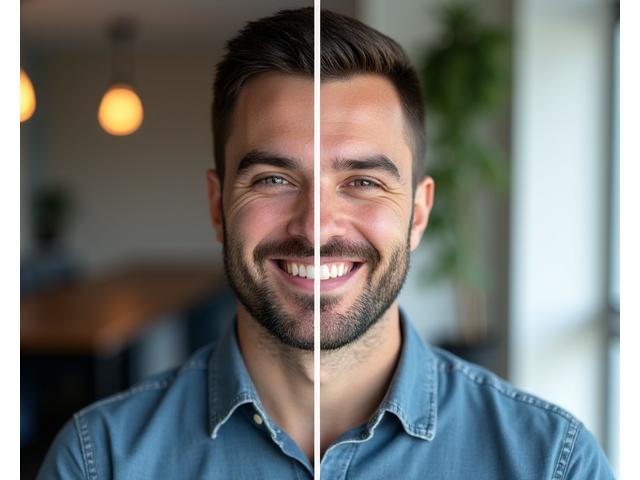 Portret Andrei, 40 ani, manager, înainte și după transformarea cu coaching Vitalis Meridiem