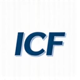 Logoul certificării ICF (International Coaching Federation).